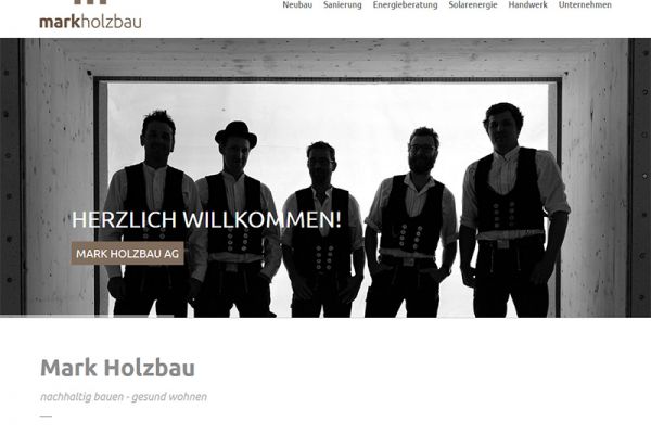 Website Mark Holzbau